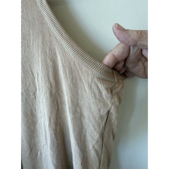 Reiss Racerback Tank in Beige Size Small Bohemian Viscose Knit - Picture 5 of 9